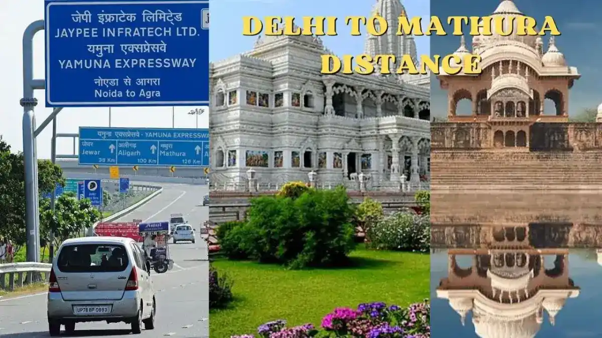 Delhi to Mathura Distance