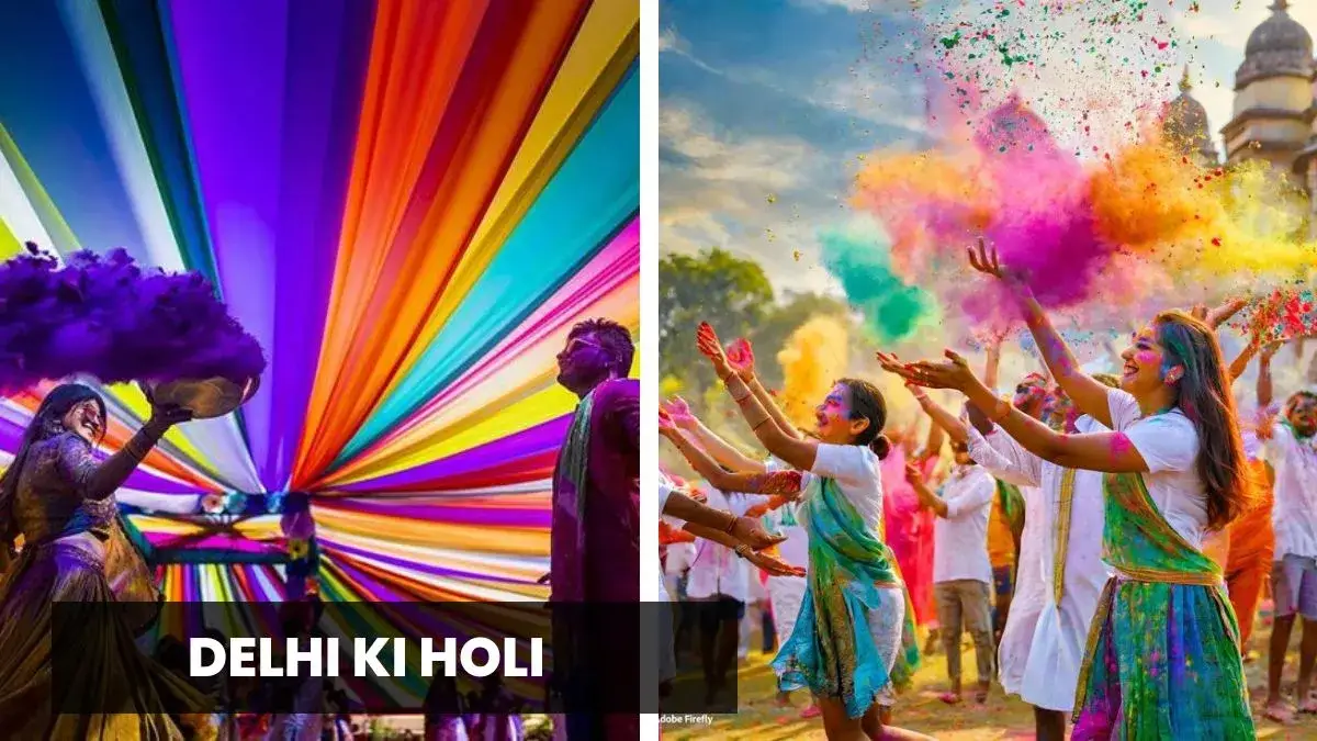 Holi celebration in Delhi 