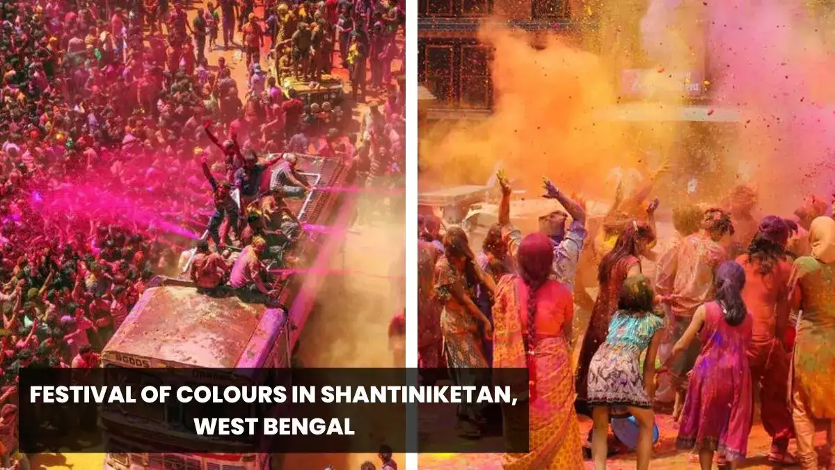 best places to cleberate holi in West Bengal