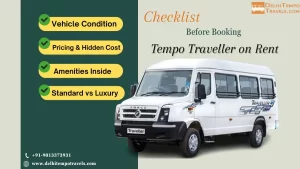 The Complete Checklist Before Booking a Tempo Traveller on Rent
