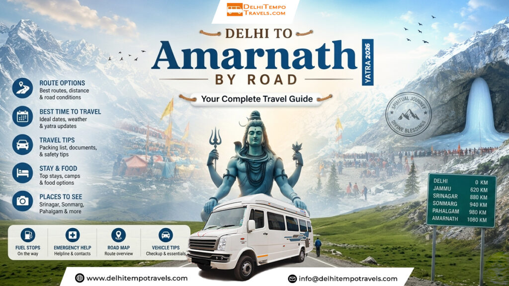 Delhi to Amarnath by Road