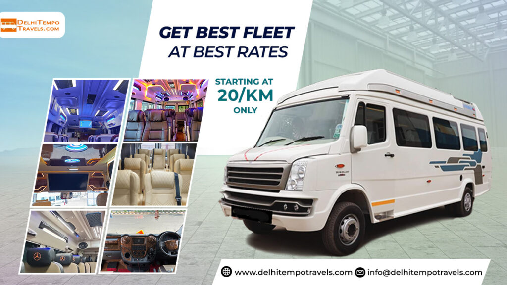 tempo traveller on rent