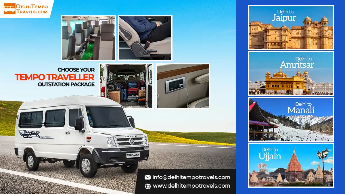 Tempo Traveller for Outstation trip