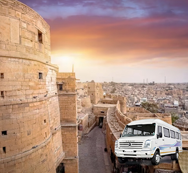 Jaipur to Jaisalmer Tempo Traveller