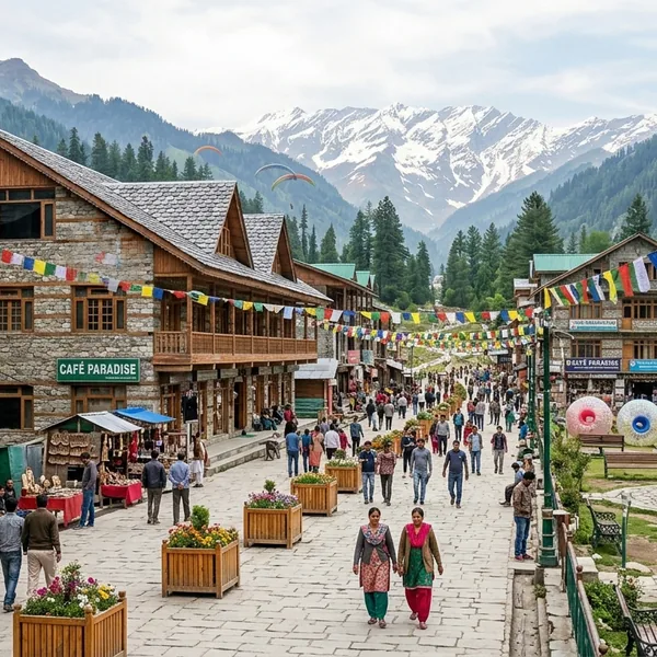 Mall Road Manali