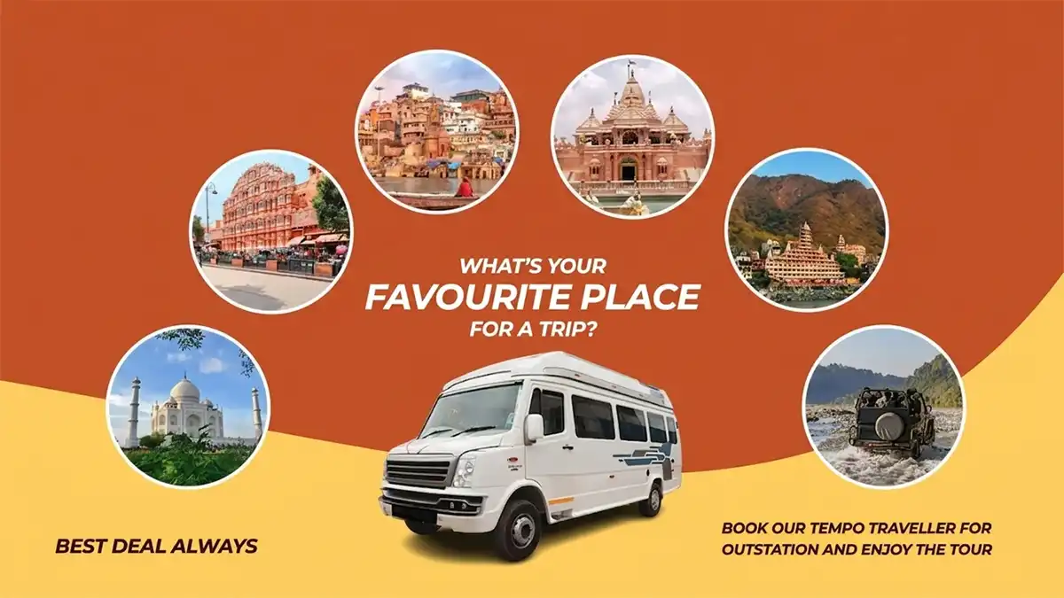 Tempo Traveller for Outstation trip