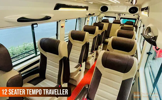 12 Seater Tempo Traveller